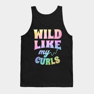 Wild Like My Curls Tank Top